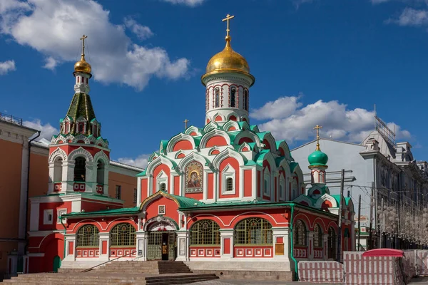 Казанский Собор Красной Площади Москве — стоковое фото