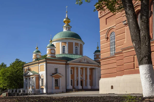 Catedral Intercessão Bem Aventurada Virgem Maria Intercessão Mosteiro Khotkovsky Rússia — Fotografia de Stock