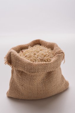 Mini torba kahverengi pirinç