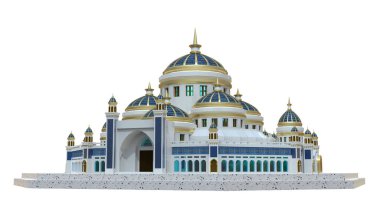 Büyük Cami 3D oluşturma