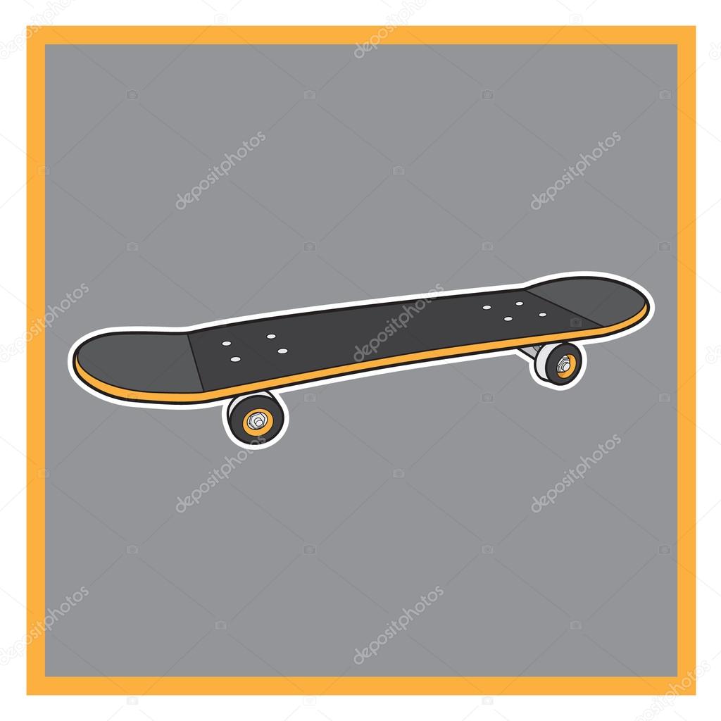 skateboard vector collection 04