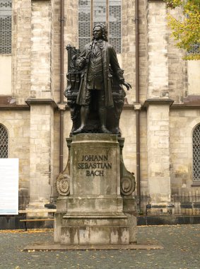 Johann Sebastian Bach Memorial in Leipzig, Germany