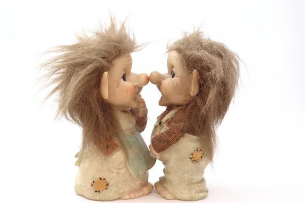 Danimarka troll doll(s) (yakın) — Stok fotoğraf