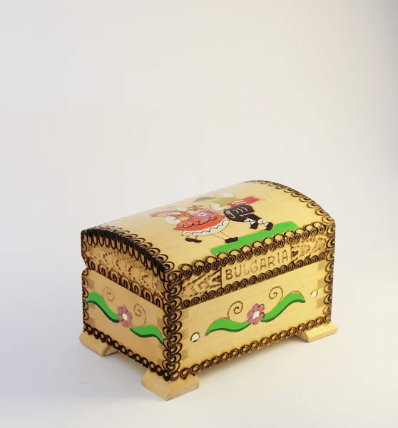Jewelry box - souvenir from Bulgaria — Stock Photo, Image
