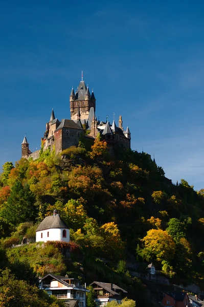 Cochem, Almanya İmparatorluk Kalesi Stok Fotoğraf