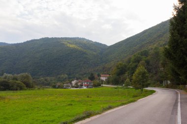 Saraybosna yakınlarındaki dağlarda. Bosna-Hersek
