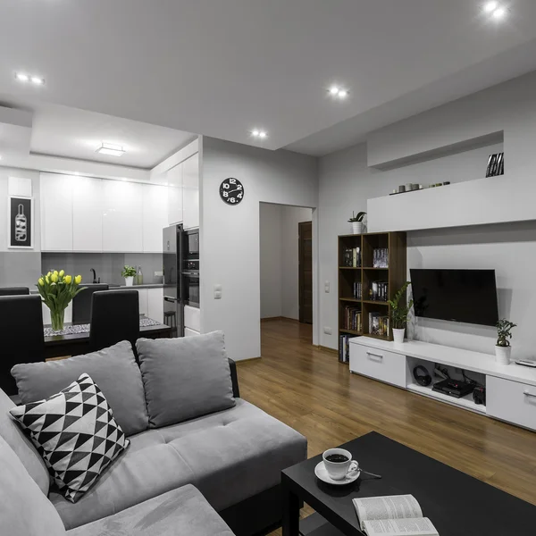 Modern en stijlvol appartement — Stockfoto