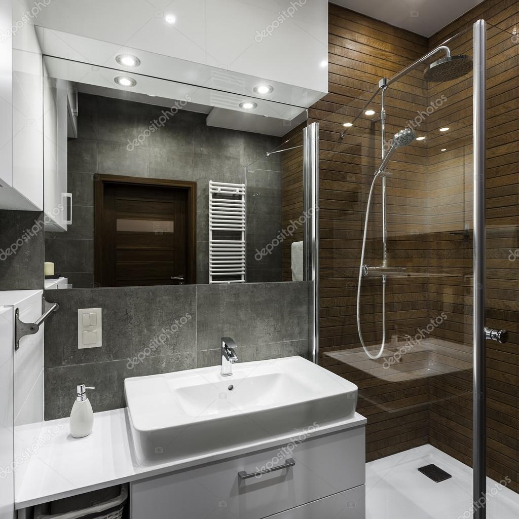 Badkamer in Scandinavische stijl — Stockfoto © in4mal #114034002 Badkamer in Scandinavische stijl — Stockfoto © in4mal #114034002