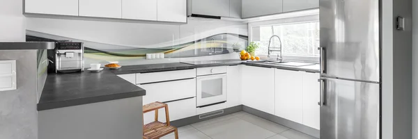 Cucina moderna e di design — Foto Stock