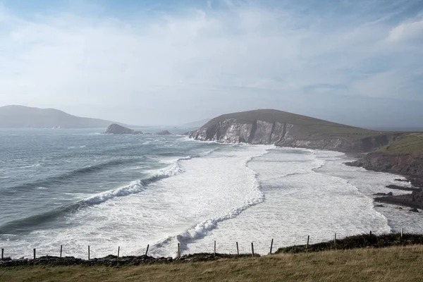 Increíbles Olas Mar Blasket View Península Dingle Irlanda —  Fotos de Stock