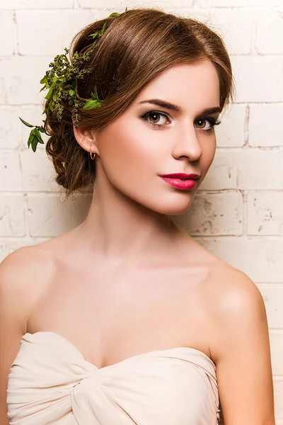 Beautiful bride portrait Stock Picture