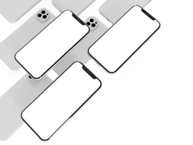 Modern akıllı telefonlar.