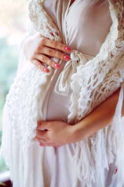 Güzellik hamile kadın 