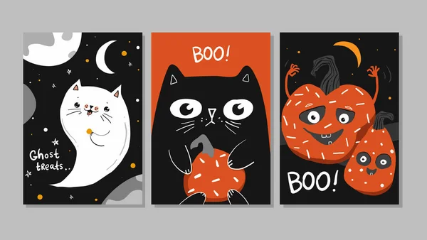 Black Cat Icon Element Set Halloween Stock Vector (Royalty Free) 725019526