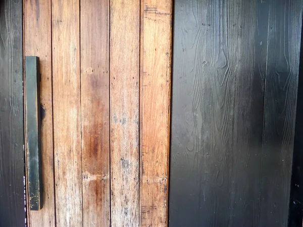 Porta in legno marrone — Foto Stock