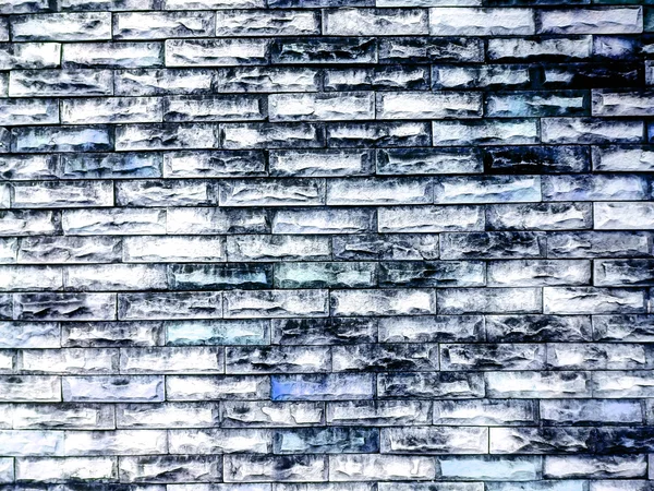 Antiga parede blick fundo cor fria — Fotografia de Stock