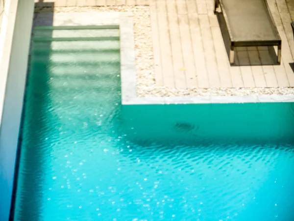 Salão de piscina solário e escada — Fotografia de Stock