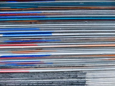 Boyut yatay çatı kiremit doku bir sürü