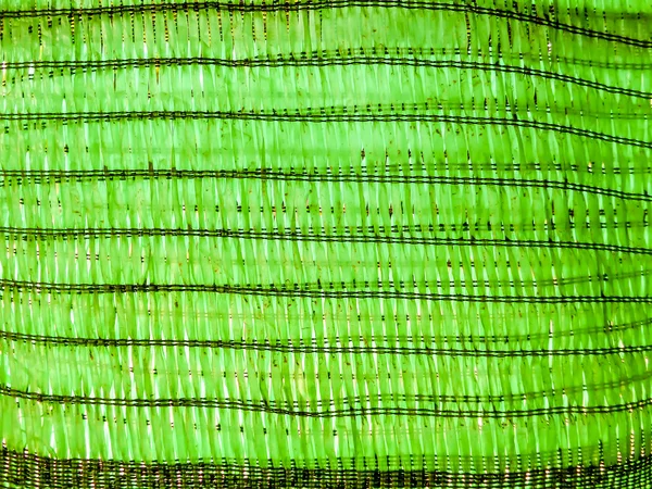 Green transparent of sunshade sheet — Stock Photo, Image