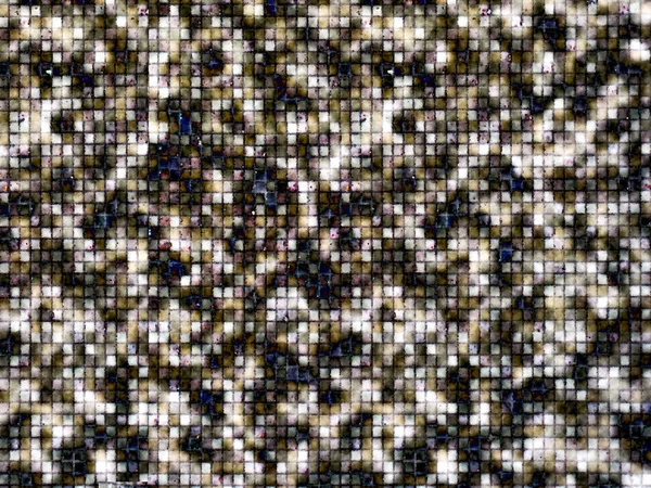 Oscuro marrón gris mosaico pequeño fondo cristalizado —  Fotos de Stock
