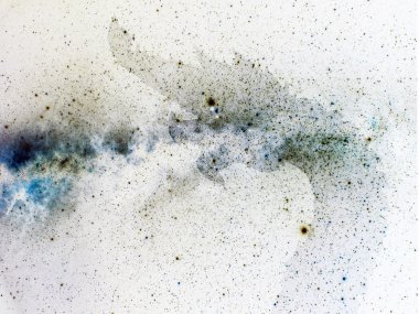 Naga gölge gökada alanı, bu görüntü tarafından döşenmiş unsurları