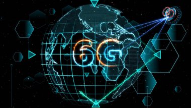 6G ağ süper hızlı internet dijital dünya haritası içerideki dijital metre radar 3D elektronik metre kuantum uydusuyla gönderilen veriler sinyal yıldızı brust arkaplanını gönderir