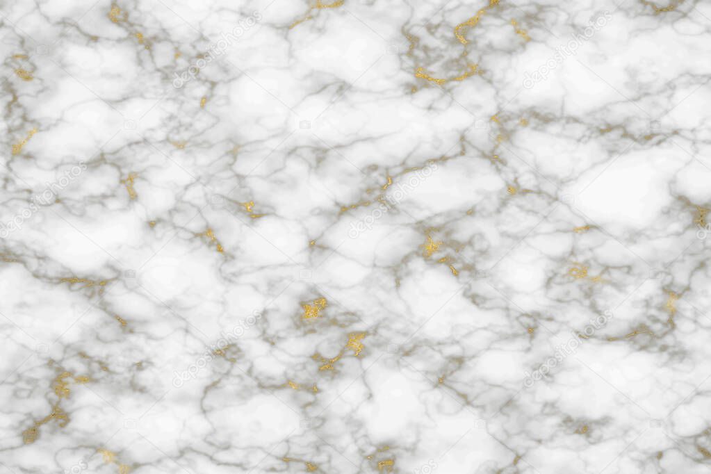 gold mineral line texture and soft white granite marble luxury interior wall tile background