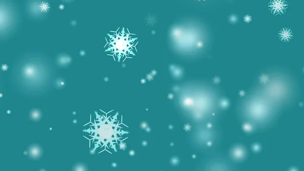 Snowflake Six Star Six Branch Short Thorn Wing Falling Ice — Stock Photo, Image