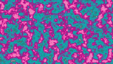 serin, parlak, pembe morumsu ve okyanus rengi yüzeyi soyut duvar hareketinin arka planından yavaşça düşüyor.