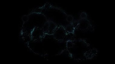 Gelecekçi soyut güç bloğu zinciri dijital veri işleme nano teknoloji akıllı güçlü enerji