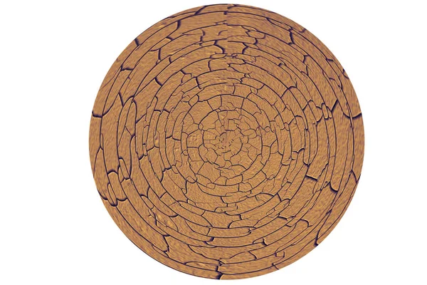 Abstrakcyjny Cykl Drewna Tekstury Powierzchni Jest Czarny Kolor Pęknięty Obrzęk — Zdjęcie stockowe
