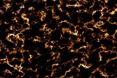 Şimşek altın parıltısı mineral dokusu koyu mermer lüks iç plan üzerinde