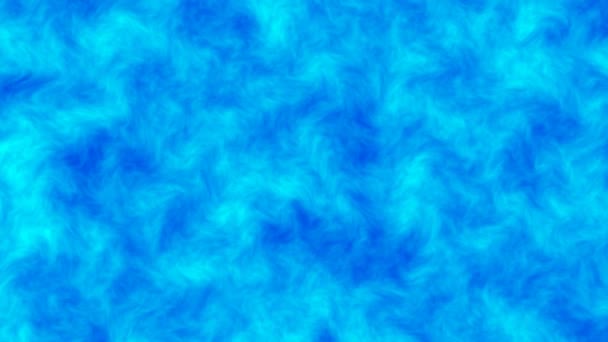 추상적 인 파란 구름 슬로우 모션 벽돌 배경 아래로 추락 — 비디오