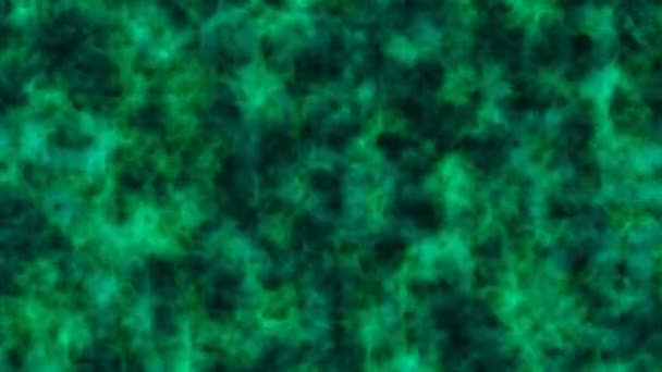 Abstract light and shadow green blue waveform on water of ocean surface and dark green rough texture — Stock Video