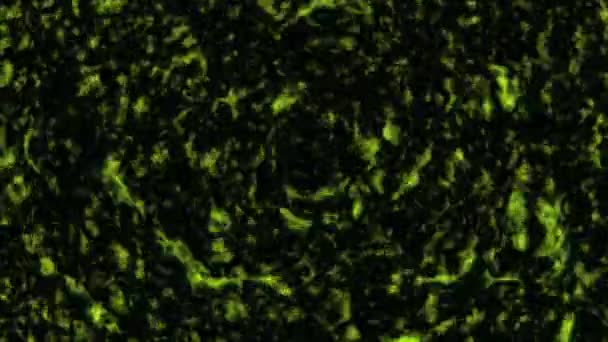 Abstracto misterio verde y la superficie de cal oscura flujo rápido en el fondo del azulejo movimiento de la pared — Vídeo de stock