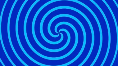 Mavi ve koyu mavi burgu veya spin veya spiral veya döngü hareket arkaplanı