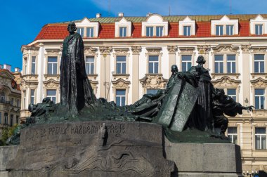 Jan hus memorial Prag eski şehir meydanında