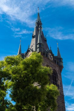 Prag eski şehir gothik kulede