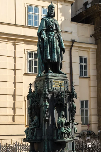 Monument to Charles IV — Stock Photo, Image