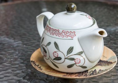 çay potu itme sıcak çay.