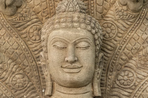 Imagen de Buda arenisca en Tailandia país de cientos de años de edad — Foto de Stock