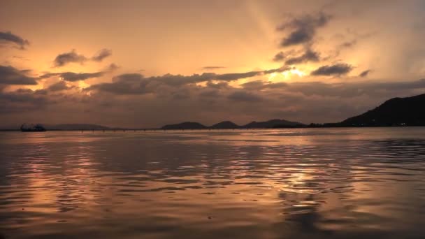 Songkhla Tayland sanat Sokağı, — Stok video