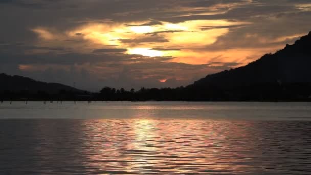 Songkhla Tayland sanat Sokağı, — Stok video