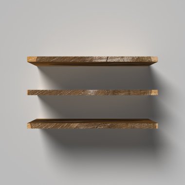 eski ahşap raflar şablon tasarımınızın