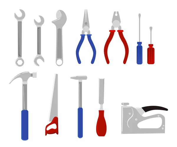 Werkzeuge für Reparatur und Konstruktion — Stockvektor