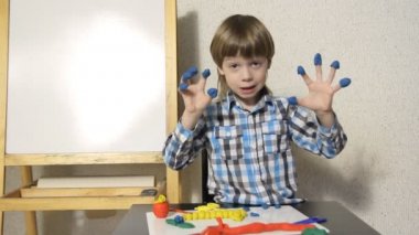 Çocuk hamuru sculpts