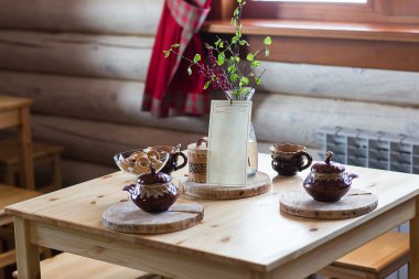 Hizmet tablo Rus tarzı.