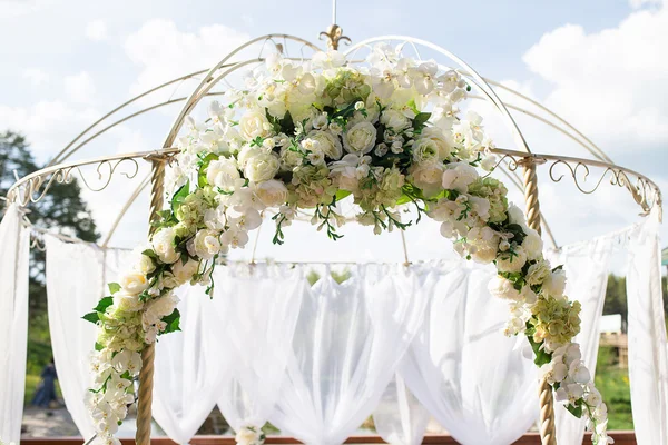 Decoración para la ceremonia de boda — Foto de Stock