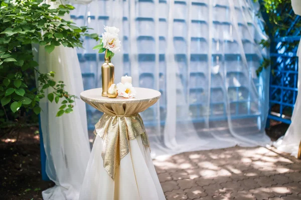 Decoración de la boda y flores — Foto de Stock