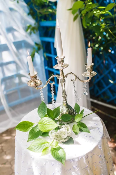 Decoración de la boda y flores — Foto de Stock